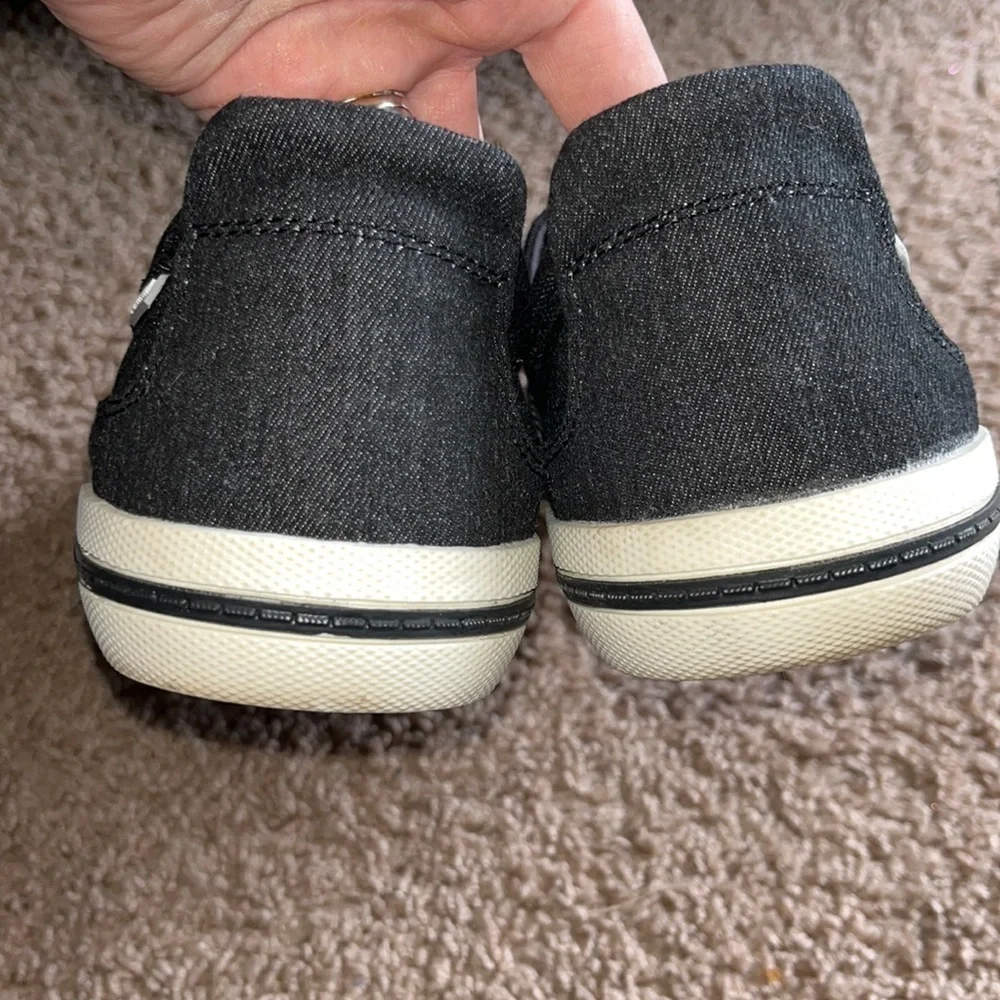 Reaction Kenneth Cole Fasten Ur Anchor black slip on deck shoes size 12